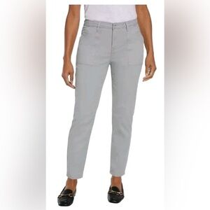 Banana Republic Women's High Rise Stretch Twill Pants Gray Size 16 New